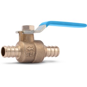 SharkBite SHARKBITE 1/2-IN PEX Barb Brass Ball Valve - 755390 | Lowe's Pro Supply