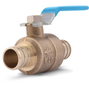 SharkBite SharkBite 3/4-in PEX Barb Brass Ball Valve, Pack of 3 - 755393 | Lowe's Pro Supply
