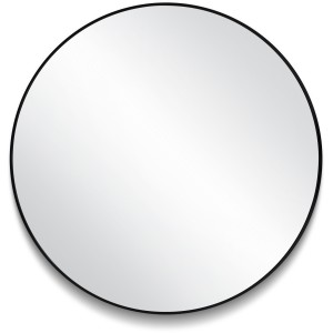 Design House Kenna Round Wall Mirror with Black Frame, 24-in - 693762 | Lowe's Pro Supply