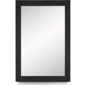 Design House Shorewood Framed Mirror in Matte Black, 20-in - 693768 | Lowe's Pro Supply