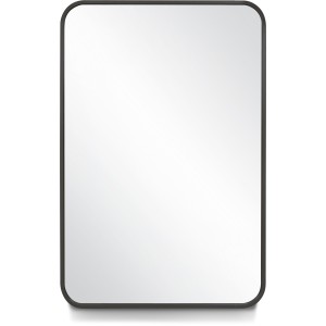 Design House Isla Rounded Corner Wall Mirror with Black Frame, 36-in x 24-in, Pack of 2 - 693777 | Lowe's Pro Supply