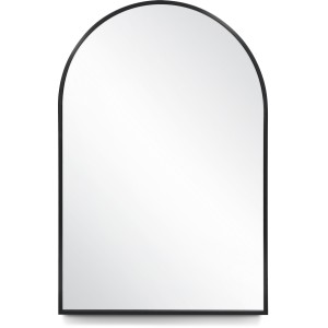 Design House Maeve Arched Wall Mirror with Black Frame, 36-in x 24-in - 693783 | Lowe's Pro Supply