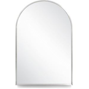 Design House Maeve Arched Wall Mirror with Silver Frame, 36-in x 24-in - 693785 | Lowe's Pro Supply