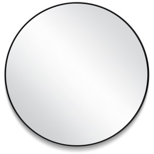 Design House Kenna Round Wall Mirror with Black Frame, 28-in, Pack of 2 - 693786 | Lowe's Pro Supply