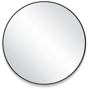 Design House Kenna Round Wall Mirror with Black Frame, 36-in - 693788 | Lowe's Pro Supply