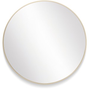 Design House Kenna Round Wall Mirror with Gold Frame, 36-in - 693789 | Lowe's Pro Supply