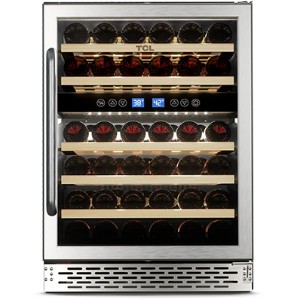 TCL 46-Bottle Dual Temperature Zones Wine Cooler - 191409 | Lowe's Pro Supply