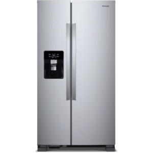 Whirlpool Whirlpool 24.6-cu ft Standard-Depth 36-in Wide Side-by-Side Refrigerator with Ice Maker ,Water and Ice Dispenser ( Stainless steel ) ENERGY STAR Certified - 290058 | Lowe's Pro Supply