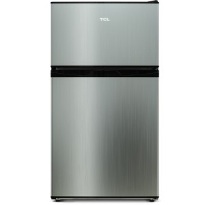 TCL 3.1-Cu Ft Silver 2-Door Compact Refrigerator - 291320 | Lowe's Pro Supply