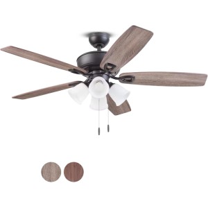 LPS Sourcing 52-in Harbor Breeze Notus Ceiling Fan, Bronze - 420001 | Lowe's Pro Supply