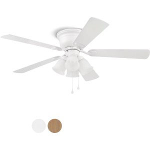 LPS Sourcing 52-in Harbor Breeze Centreville Ceiling Fan, White - 420008 | Lowe's Pro Supply