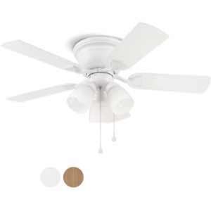 LPS Sourcing 42-in Harbor Breeze Centreville Ceiling Fan, White - 420010 | Lowe's Pro Supply