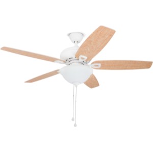 lps sourcing 52-in harbor breeze coastal creek ceiling fan, white - 420012 | lowe's pro supply