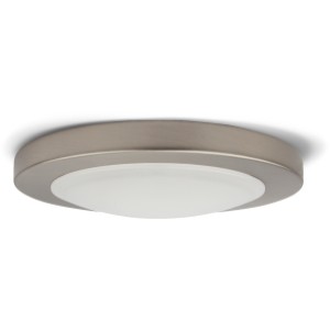 Design House Paxton LED Ceiling Disk Light, Flush Mount, Brushed Nickel - 432009 | Lowe's Pro Supply