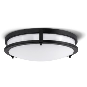 Design House Ripon LED Ceiling Light, 14.5 In., Matte Black - 432014 | Lowe's Pro Supply