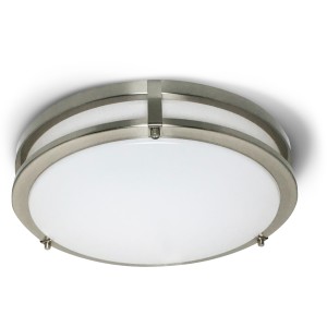 Design House Ripon LED Ceiling Light, 14.5 In., Satin Nickel - 432016 | Lowe's Pro Supply