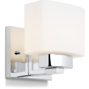 Design House Dove Creek 1-Light Wall Sconce, Frosted Glass, Chrome - 436002 | Lowe's Pro Supply