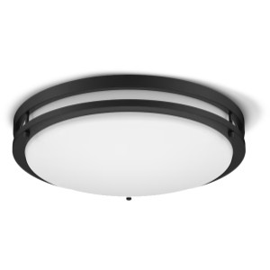 Project Source PS 14-IN MATTE BLK ADJ WHT FLUSH - 5209276 | Lowe's Pro Supply