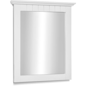 Design House Framed Cottage Mirror 21"W x 24"H White - 668405 | Lowe's Pro Supply
