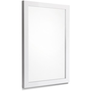 Framed Mirror with White Frame 24" x 30"