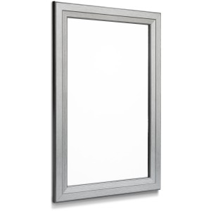 American Pride Framed Mirror with Brushed Nickel Frame 24" x 36" - 668940 | Lowe's Pro Supply