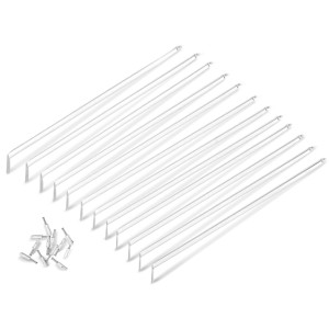 Closetmaid ClosetMaid 12-Pack Fixed Mount Steel Shelf Bracket (0.5-in W x 2-in H x 11.81-in D) - 675206 | Lowe's Pro Supply