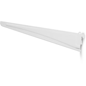 Closetmaid ClosetMaid ShelfTrack 12-in White Adjustable Mount Steel Shelf Bracket - 675257 | Lowe's Pro Supply