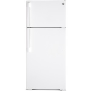 GE White 16.6 Cu Ft Refrigerator
