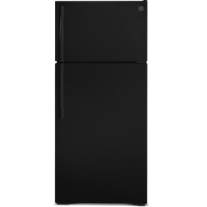 GE GE 28-Inch 16.6 Cu Ft Top-Freezer Refrigerator, ADA Compliant, Energy Star, Black - 280285 | Lowe's Pro Supply