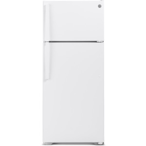 GE White 17.5 Cu Ft Refrigerator