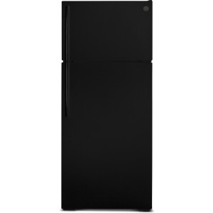GE GE 28-Inch 17.5 Cu Ft Top-Freezer Refrigerator, Energy Star, Black - 280338 | Lowe's Pro Supply