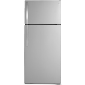 GE GE 28-Inch 17.5 cu ft Top-Freezer Refrigerator with Ice Maker, Energy Star, Stainless Steel - 280361 | Lowe's Pro Supply