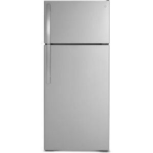 GE GE 28-Inch 17.5 Cu Ft Top-Freezer Refrigerator, Energy Star, Stainless Steel - 280406 | Lowe's Pro Supply