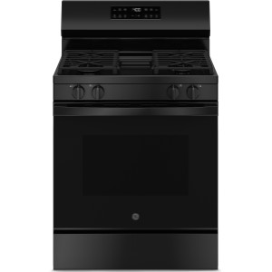 GE 30" 5.3 cu ft Free-Standing Gas Range (Black)