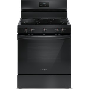GE 30" 5.3 cu ft Smooth-Top Electric Range (Black)
