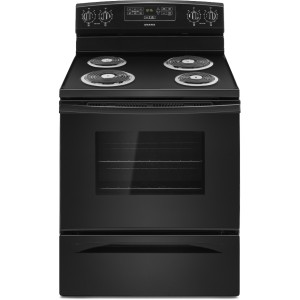 Amana Black 4.8 cu ft Electric Range