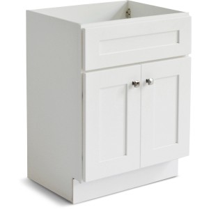 Design House Brookings Bathroom Vanity Without Top in Sherwin Williams® White, Unassembled, 30-in - 665674 | Lowe's Pro Supply