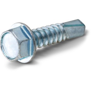 Hillman Zinc Hex Washer Head Self-Drilling Screw, #8-18 x 1/2-in - 625102 | Lowe's Pro Supply