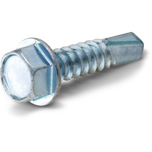Hillman Zinc Hex Washer Head Self-Drilling Screw, #8-18 x 1-in - 625109 | Lowe's Pro Supply