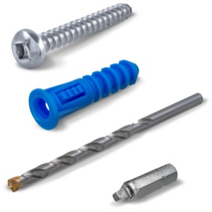 Hillman Ribbed Plastic Anchor Kit, #8-10-12 - 625446 | Lowe's Pro Supply