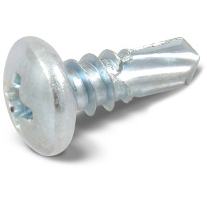 Hillman Zinc Pan Head Phillips Self-Drilling Screw, #8-18 x 1/2-in - 625714 | Lowe's Pro Supply