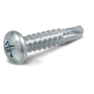 Hillman Zinc Pan Head Phillips Self Drilling Screw, #8-18 x 3/4-in - 625718 | Lowe's Pro Supply