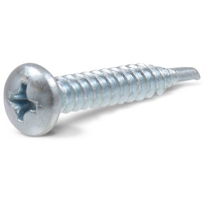 Hillman Zinc Pan Head Phillips Self Drilling Screw, #8-18 x 1-in - 625720 | Lowe's Pro Supply