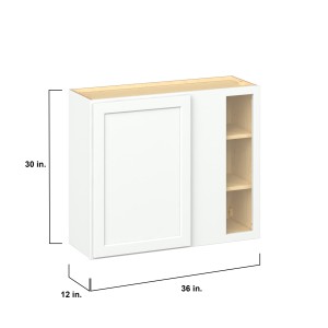 RELIABILT Parkstone II Blind Wall Cabinet, Brilliant White, 36" W, 1 Door, Fully Assembled - 641284 | Lowe's Pro Supply
