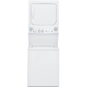 GE Stacked Electric Washer & Dryer, 3.8 cu ft Washer, 5.9 cu ft Dryer, White - 285227 | Lowe's Pro Supply