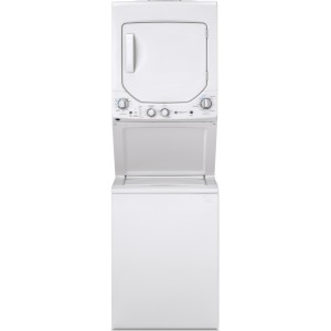 GE 24" White Gas Stack Washer/Dryer