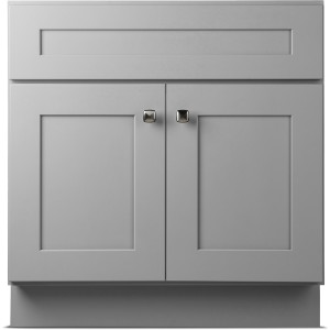 Design House Brookings Bathroom Vanity Without Top in Sherwin Williams® Gray, Unassembled, 30-in - 665682 | Lowe's Pro Supply
