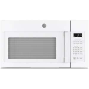 GE White 1.6 cu ft Over-The-Range Microwave