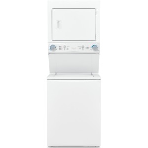 Frigidaire Stacked Electric Washer & Dryer, 3.9 cu ft Washer, 5.6 cu ft Dryer, White - 289411 | Lowe's Pro Supply