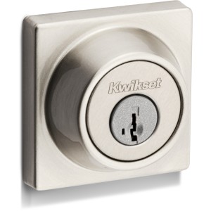 Kwikset SmartKey Square Single Cylinder Deadbolt
